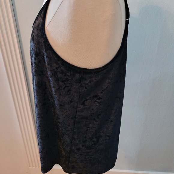 Black velvet camisole - Picture 4 of 5